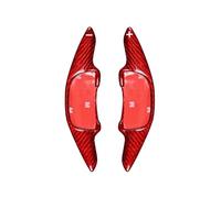 Sohini Estensione Volante per CX-30 2020-2022 per Mazda3 2019-2023 Paddle Cambio Automatico al Volante Parti per Interni Auto in Fibra di Carbonio Paddle Shifter(Red)