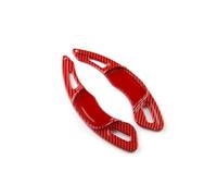 SOHINI Estensione Volante per Golf 7 7.5 per Polo per Lamando Variant R Paddle per Auto Paddle Shifter(Red Carbon Pattern)
