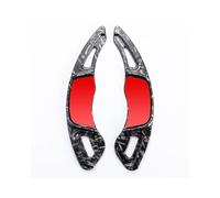 Sohini Estensione Volante per Golf 7 R Line 7.5 GTI Sagitar Polo MK7 GTD GTE 2 Pezzi Paddle Shifter Volante Sportivo per Auto Paddle Shifter(Black)