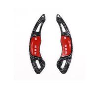Sohini Estensione Volante per Golf GTI R MK7 MK7.5 GTE GTD ABS Volante Cambio Paddle Pattern Carbon Paddle Shifter(Forged bkack)