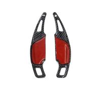 Sohini Estensione Volante per Mark X Levin Camry Corolla Zelas RAV4 2013-2017, 1 Paio di Estensioni per Le Leve del Cambio al Volante in Fibra di Carbonio. Paddle Shifter(Black)