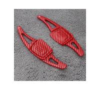 Sohini Estensione Volante per MK2 Golf 7.5 Alltrack MK7/8 T-Cross Passat B8 GTI Paddle Shifter al Volante Dell'Auto Paddle Shifter(Carbon Fiber Red)