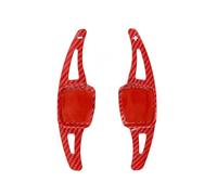 Sohini Estensione Volante per MK2 Golf 7/8 Alltrack MK7/8 T-Cross Passat B8 GTI R Line E Volante in Fibra di Carbonio per Auto con Cambio Automatico Paddle Shifter(Carbon Fiber Red)