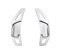 Sohini Estensione Volante per RAV4 Camry Mark X Corolla Zelas Paddle Cambio Automatico in Alluminio per Volante Auto Paddle Shifter(Silver)