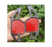 Sohini Estensione Volante per Seat Leon Cupra 4F 5F MK3 MK4 Ibiza 6F Arona Ateca Leon ST Alhambra Volante in Fibra di Carbonio con Cambio Automatico A Palette Paddle Shifter(for Type C Black)