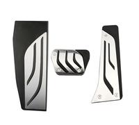 Sohini Set Copri Pedali Auto per BMW F20 F21 F22 F23 F24 F30 F31 F32 F33 F34 F35 F36 F80 F82 F83 E81 E82 E88 E90 E91 E92 E93 Auto Pedali LHD Auto Pedale Copertura Pedaliera (Color : AT)