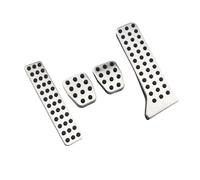 SOHINI Set Copri Pedali Auto per CX3 2014 2015 2016 2017 2018 2019 2020 2021 per CX5 2012 2013 2014-2021 Auto Pedali Gas Freno Resto Copertura del Pedale Pedaliera(MT with Rest Pedal)