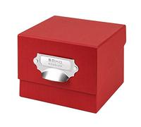 Soho AF - Contenitore per fotografie, formato A6, colore: rosso