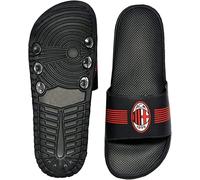 Soho Milano Ciabatte a fascia Uomo e Ragazzo taglia da 40 a 45 MILAN - pantofole casa, ciabatte mare o piscina - Idea regalo Milan per tifosi Milanisti (numeric_43)