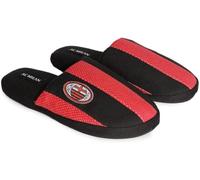 Soho Milano Pantofole Uomo e Ragazzo taglia da 40 a 45 Milan - pantofole casa - Idea regalo Inter per tifosi milanisti in cotone e suola imbottita (numeric_45)