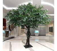 Sohodoo Albero Artificiale di Banyan Ficus - Pianta in Vaso realistica for Interni ed Esterni for casa, Ufficio, Patio - Resistente allo sbiadimento(3mx2.5m)