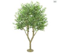Sohodoo Albero di Ficus Artificiale Che Non Richiede Manutenzione - Pianta Banyan realistica for Patio Esterno e Soggiorno Interno - Durevole(3.5mx3m)