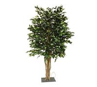 Sohodoo Albero di ficus Artificiale for Interni ed Esterni con Protezione UV, Perfetto for casa, Ufficio, Patio - Non Richiede Manutenzione(3m)