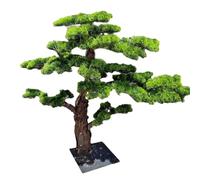 Sohodoo Albero di pino bonsai artificiale realistico | Pianta in vaso finta da 3 piedi, 4 piedi, 5 piedi, 6 piedi, 7 piedi, 8 piedi | for casa, ufficio, giardino zen(4ft)