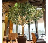 Sohodoo Albero di ulivo Finto Alto, pianta Artificiale con Rami Regolabili for Un Arredamento Personalizzabile for la casa e L'Ufficio(5mx4m)