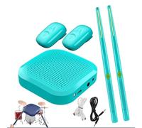 Sohodoo Bacchette ad aria wireless con sensore di movimento | Batteria elettronica virtuale, portatile con 8 toni e Bluetooth(Blue)