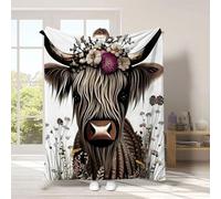 Sohodoo Coperta da tiro con dinosauro sorridente carino, coperta con dinosauro 3D, accogliente coperta in flanella con stampa digitale HD con dinosauri in pile, for gli amanti(E,70x100CM)