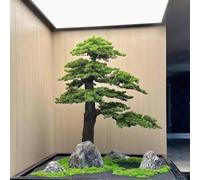 Sohodoo Decorazione con Piante finte for Patio e Veranda: Realistico Albero di Pino Luohansong Finto, Resistente alle intemperie, for Giardino Esterno(1.8mx1.5m)