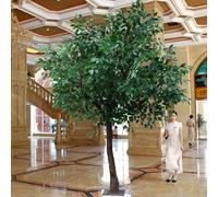 Sohodoo Grande Albero di ficus Artificiale - Pianta di Banyan Finta realistica con Durevole, for la Decorazione di casa, Ufficio e Giardino(3mx2.5m)
