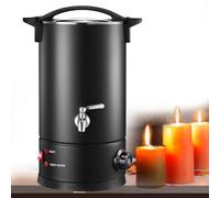 Sohodoo Pentola for sciogliere la Cera delle Candele 5L / 9L - Sistema di Riscaldamento Doppio a Risparmio energetico e termostato Regolabile - Acciaio Inossidabile, antiruggine(European sockets,9L)