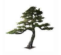 Sohodoo Pino Artificiale Luohansong Realistico, Resistente ai Raggi UV for Esterni, Perfetto for portici, Cortili, spazi Commerciali(3mx2.5m)