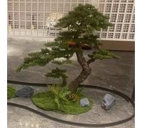 Sohodoo Pino Luohansong Realistico e Resistente ai Raggi UV - Pianta Artificiale in Vaso for Decorazioni da Esterno, Perfetta for Patio e Veranda(3mx2.5m)