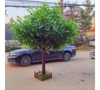 Sohodoo Realistico Albero di ficus Artificiale - pianta Finta di Banyan for Soggiorno, Patio, Balcone - Resistente alle intemperie(3mx2.5m)