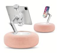 Sohodoo Supporto for cuscino for tablet - Supporto for ginocchia regolabile for leggere e guardare, adatto a tablet da 4,7"-13", ideale for letto e divano(Pink)