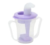 Sohodoo Tazze for disfagia, con difficoltà a deglutire Prevengono il soffocamento A prova di fuoriuscite di liquido Ogni volta Senza addensante(Purple,1pcs)