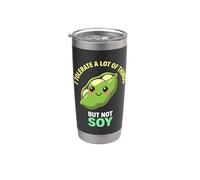 Soia Mi rifiuto di tollerare il kawaii Bicchiere termico in acciaio inox doppia parete