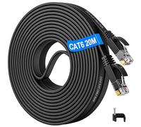Soibke Cavo Ethernet 20 Metri, Cat 6 Cavo di Rete 20m per Esterno Interno