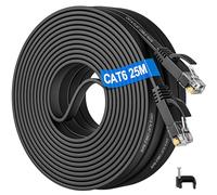Soibke Cavo Ethernet 25 Metri, Cat 6 Cavo Lan 25m Molto Lungo per Esterno