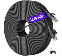Soibke Cavo Ethernet 40 Metri, Cat 6 Cavo Lan 40m per Esterno Molto Lungo