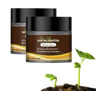 Soil Activator for Plants, Soil Pro Activator Organic Water - Soluble Soil Improvement Loosening Agent - Boost Root Development & Plant Growth for Vegetables, Flowers, Lawns, Gardens (2PC,60G)