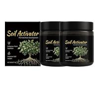 Soil Activator, Soil Activator Mineral Source for Plants & Gardens, Water-Soluble Formula, Enhance Growth for Vegetables & All Plants (2ps)