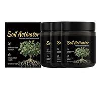 Soil Activator, Soil Activator Mineral Source for Plants & Gardens, Water-Soluble Formula, Enhance Growth for Vegetables & All Plants (3ps)