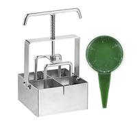 Soil Blocker Handheld Soil Block Maker 2 pollici Soil Blocking with Dibbles Dibbers for Garden Coltiva piantine e coltiva la terra