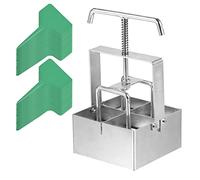 Soil Blocker Handheld Soil Block Maker 2 pollici Soil Blocking with Dibbles Dibbers for Garden Coltiva piantine e coltiva la terra