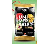SOIL PLUS UNIVERSALE GOLD, Terriccio Professionale con Alghe Brune, 20 Litri, per Fiori Colorati e Frutti