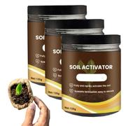 Soil Pro Activator, fertilizzante professionale per farina ossea, tesoro attivato dal suolo, attivatore organico del suolo e fertilizzante per piante, prati e giardini (3 PCS)