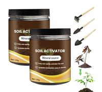 Soil Pro Activator, Fertilizzante professionale per farine ossee, Migliora il sequestro del carbonio del suolo e fornisce nutrienti per piante interne ed esterne (2pcs)