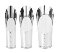 Soil Scoop, 3 x acciaio inossidabile Bonsai Shovels, Multi Functional Gardening Hand Tool, Heavy Duty Scooper for Trapianto, Coltivazione, Repotting Tasks Small to Large