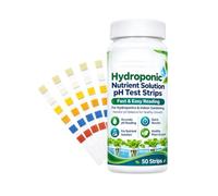 Soil Test Strips - Quick Range Hydroponics Monitor, System Soil Card | 50-Piece Acidity PH Range Strip Pad for Aeroponics Grow System Planting Garden Yard Farm Patio