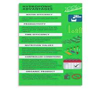 Soilless Farming Perks Poster for Garden Center Display