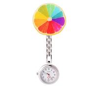 SOIMISS 1 orologio da tasca con clip per medici, terapisti, orologio da tasca per uomini medici, orologio da infermiere, orologio da tasca per infermiere, cronometri del sanatorio, Multicolore, 10