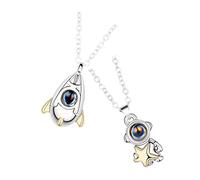 SOIMISS 1 Paio Collana Astronauta Collana Di Collana Di Fascino Di Moda Collana Di Coppie Ti Amo Collana Di Coppia Gioielli Di Coppia Lega Cartone Animato Ti Voglio Bene Amanti