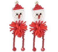 SOIMISS 1 Paio Orecchini Di Perle Di Natale Orecchini Di Natale Da Donna Penzoloni Per Le Orecchie Decorazione Dell'orecchio L'orecchio Penzola Gioielli Da Donna Perline