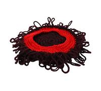 SOIMISS 1 Pc Berretto Parrucca Fatto a Mano Cuffia Appena Nata Cappelli Per Bambini Abbigliamento Per Bambini Parrucca Berretto a Calza a Cupola in Spandex Filato Rosso