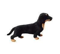 SOIMISS 1 Pz bassotto cane cartone animato statua del cucciolo di bassotto figure di cani giocattolo educativo per cani cucciolo realistico cani giocattolo polietilene