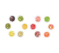 SOIMISS 1 scatola Color Polymer Clay Fruit Chip Nail Art Sequins Boxed Manicure Supplies Lightweight DIY Nail Sequins Ornament For Professional